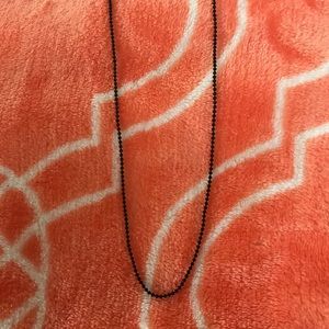 Black Ball Origami Owl Chain 28”